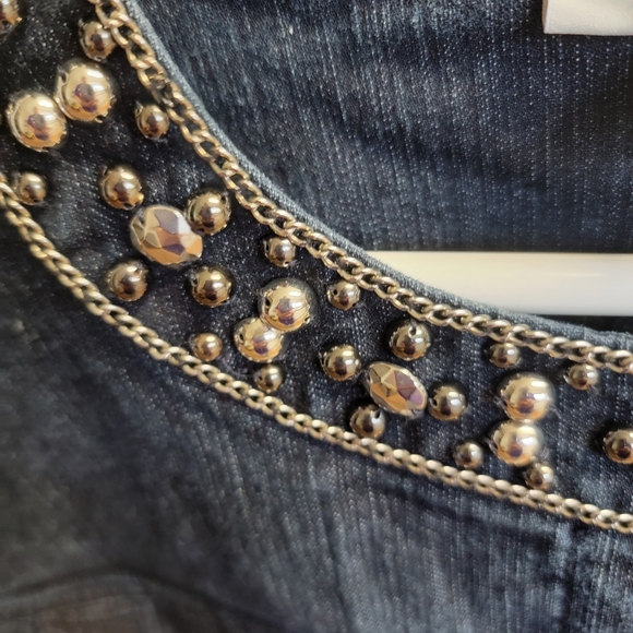 JM Collection Denim Jacket - Picture 4 of 9